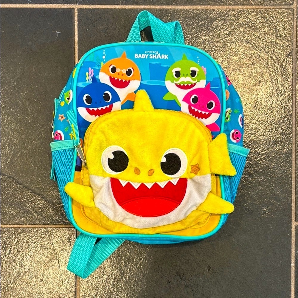 Pinkfong Baby Shark Kids Backpack - gently used
